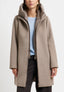 Cappotto con inserto piumino - BEIGE