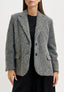 Cappotto giacca over effetto lana cotta - GRIGIO MEDIO