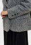 Cappotto giacca over effetto lana cotta - GRIGIO MEDIO