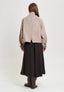 Cappotto corto con tasche - TORTORA