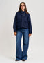 Cappotto corto con tasche - BLU