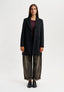 Cappotto midi sfiancato - NERO