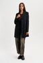 Cappotto midi sfiancato - NERO