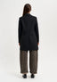Cappotto midi sfiancato - NERO
