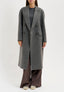 Cappotto doppiopetto lungo - GRIGIO MEDIO