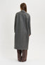 Cappotto doppiopetto lungo - GRIGIO MEDIO