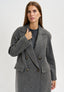 Cappotto doppiopetto lungo - GRIGIO MEDIO