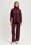 Maglia over con collo alto - BORDEAUX