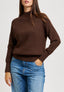 Maglia over con maniche raglan - MARRONE
