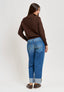 Maglia over con maniche raglan - MARRONE