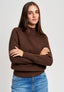 Maglia over con maniche raglan - MARRONE