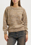 Maglia girocollo melange - BEIGE