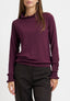 Maglia lupetto con rouches - BORDEAUX