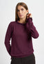 Maglia lupetto con rouches - BORDEAUX