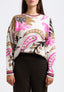 Tropical jacquard sweater - IVORY