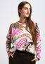 Tropical jacquard sweater - IVORY