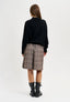 Maglia cratere in misto cachemire - NERO