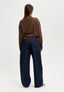 Maglia cratere in misto cachemire - MARRONE