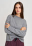 Maglia girocollo misto cachemire - GRIGIO MEDIO