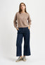 Maglia a costa inglese in misto alpaca - TORTORA