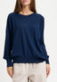 Maglia ampia con manica raglan - BLU