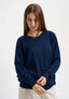 Maglia ampia con manica raglan - BLU