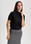 Maglia glitter a maniche corte - NERO