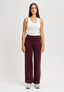 Pantalone palazzo in maglia - BORDEAUX