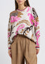 Pantalone con gamba ampia in velluto - BEIGE