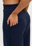 Pantalone ampio in scuba - BLU