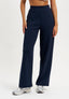 Pantalone ampio in scuba - BLU