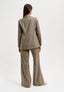 Pantalone a quadri con gamba dritta - MILITARE