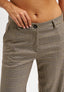 Pantalone a quadri con gamba dritta - MILITARE