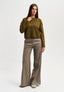 Pantalone a quadri con gamba dritta - MILITARE