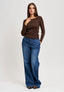 Jeans palazzo a vita alta - JEANS