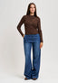 Jeans palazzo a vita alta - JEANS