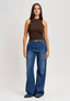 Jeans palazzo a vita alta - JEANS