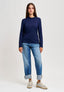 Jeans a vita alta con risvolto - JEANS