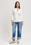Jeans a vita alta con risvolto - JEANS