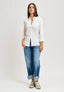 Jeans a vita alta con risvolto - JEANS