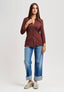 Jeans a vita alta con risvolto - JEANS