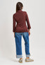 Jeans a vita alta con risvolto - JEANS