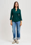 Jeans a vita alta con risvolto - JEANS