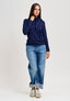 Jeans a vita alta con risvolto - JEANS