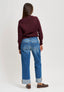 Jeans a vita alta con risvolto - JEANS