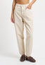 Pantaloni baggy in velluto a coste - AVORIO