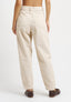 Pantaloni baggy in velluto a coste - AVORIO