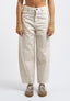 High-waisted balloon trousers - IVORY