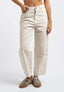 High-waisted balloon trousers - IVORY