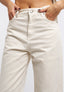 High-waisted balloon trousers - IVORY